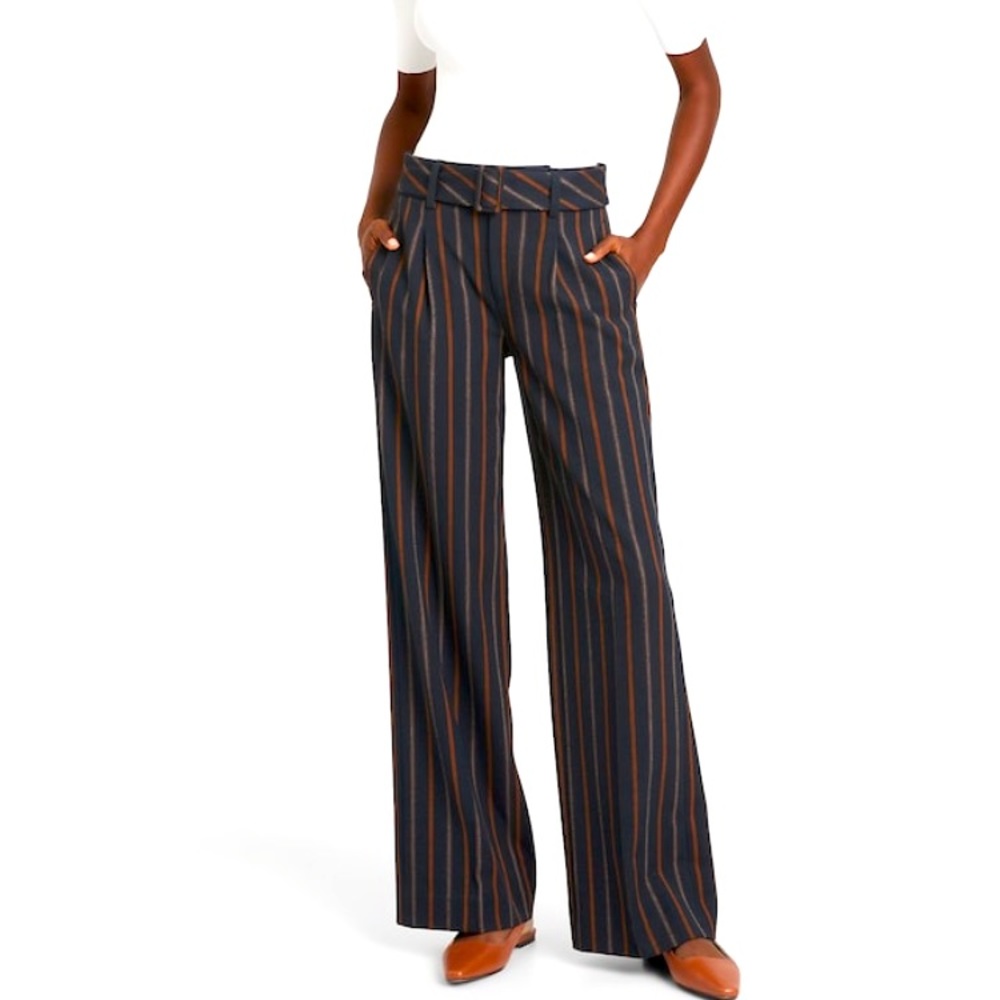 Banana Republic High-Rise Slim Wide-Leg Pants